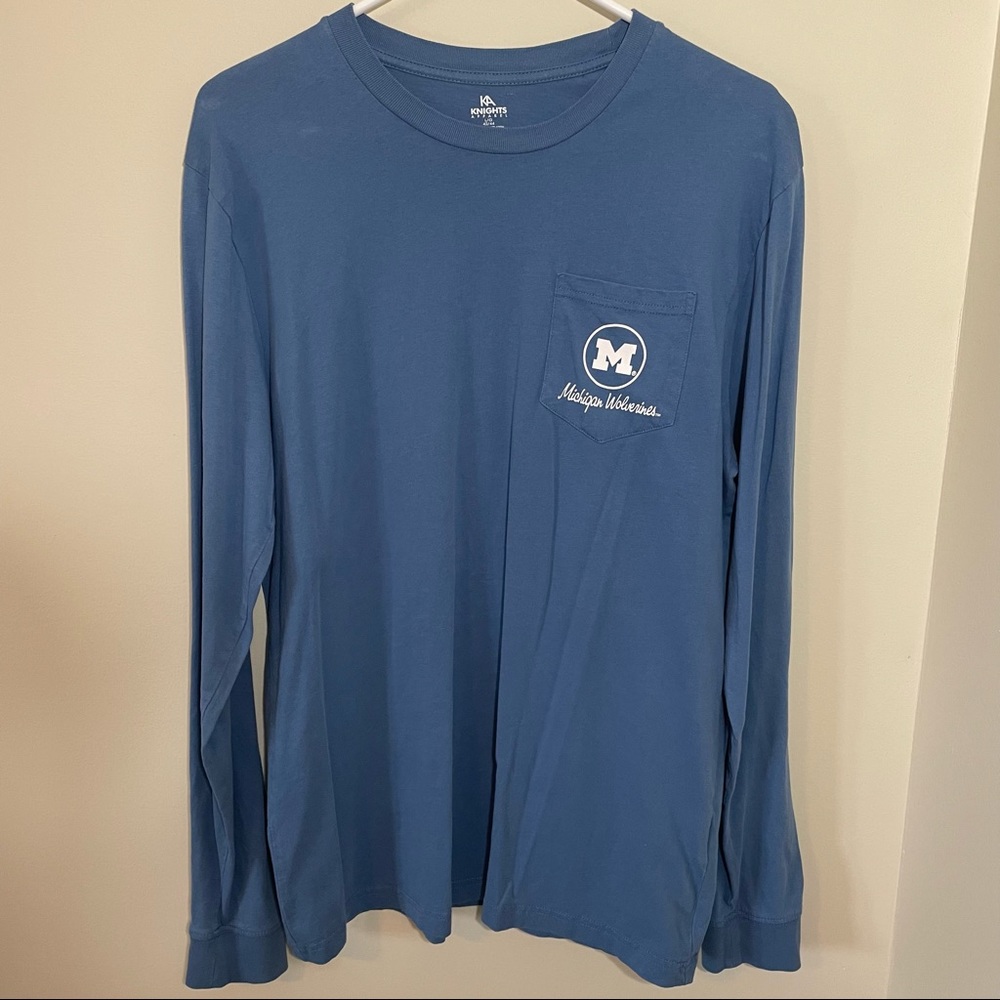 Knights Apparel University of Michigan Wolverines Longsleeve Tee